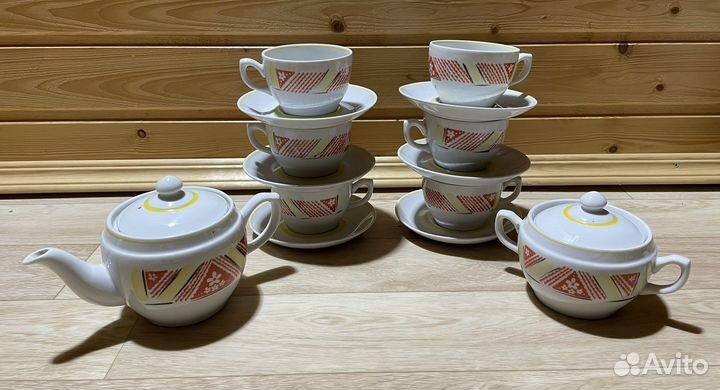 Чайный сервиз ссср. Чайные пары. Кружки СССР