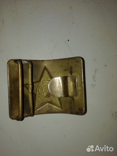 Пряжка для ремня латунь