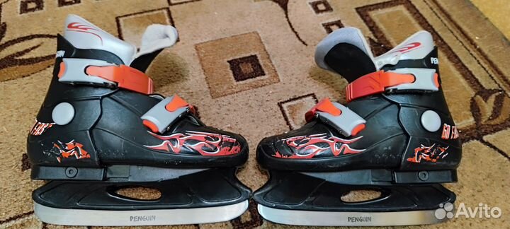 Коньки детские раздвижные 29-32