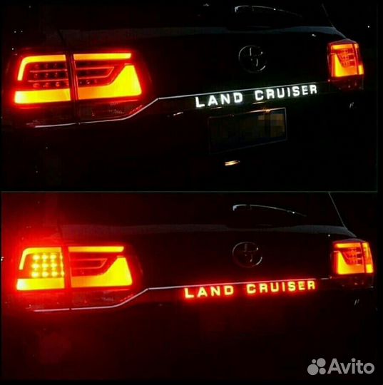 Land Cruiser 200 16+ LED Планка задней дверь D8QW9