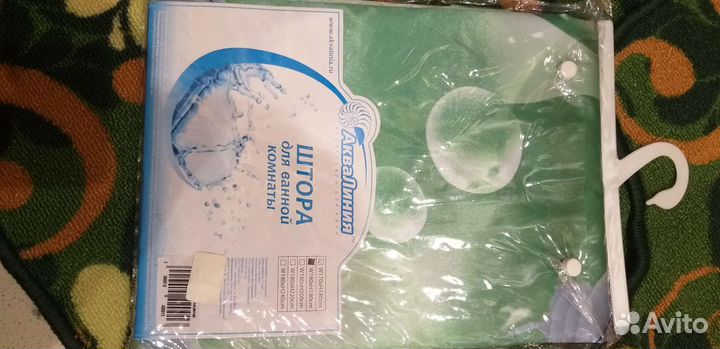 Коврик и шторка в ванную