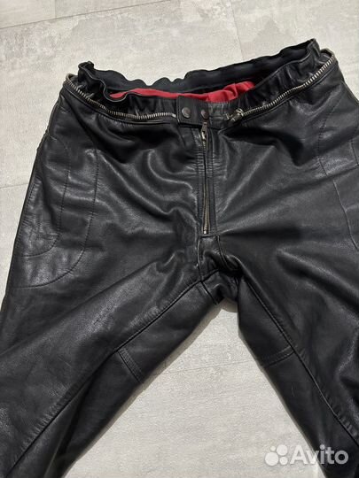 Брюки кожаные мотоштаны