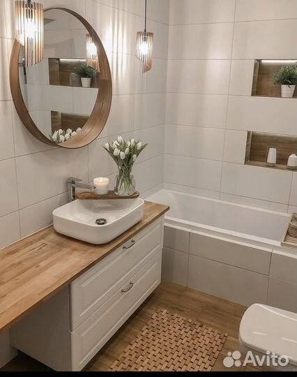 Ремонт ванной и туалета под ключ