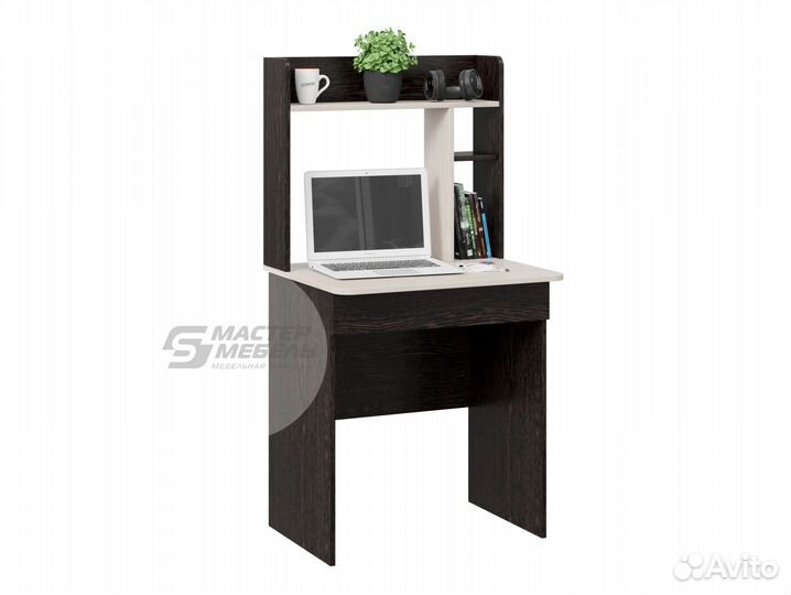 Стол компьютерный белый Бейсик