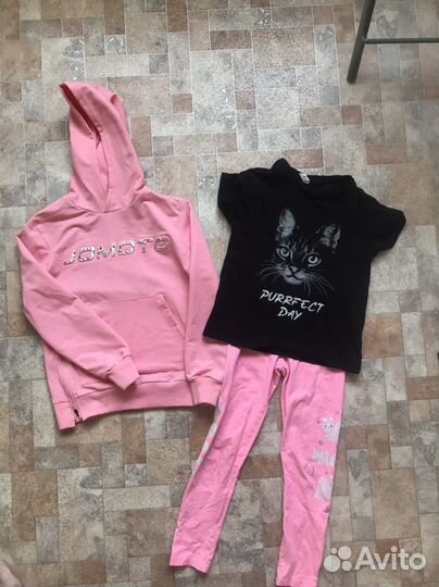 Вещи пакетом на девочку 122-128