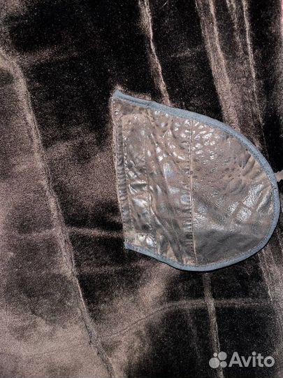 Дубленка натуральная женская, овчина, с капюшоном