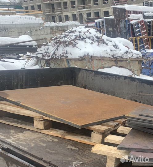 Лист металла 30мм размер 1м на 1м и другие размеры