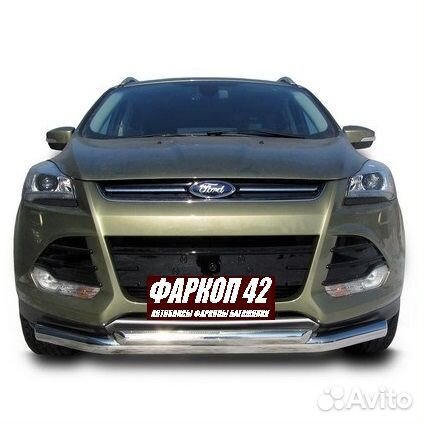 Защита переднего бампера Ford kuga (2013)