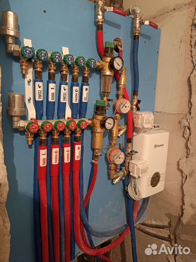 Сантехник Теплый пол отопление водоснабжение