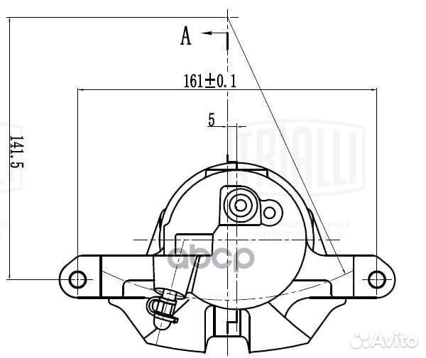 Суппорт торм. для а/м Toyota RAV 4 (06) /Auris