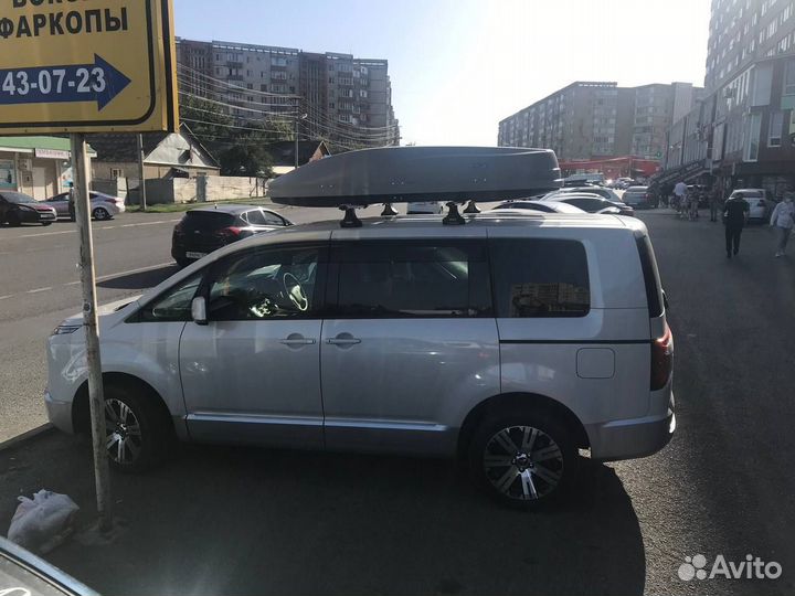 Автобокс на крышу mitsubishi delica