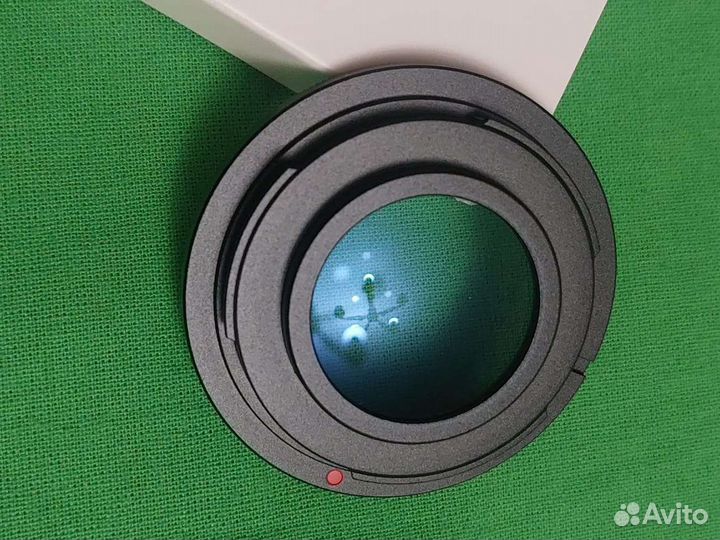 Переходник м42 с линзой на Nikon