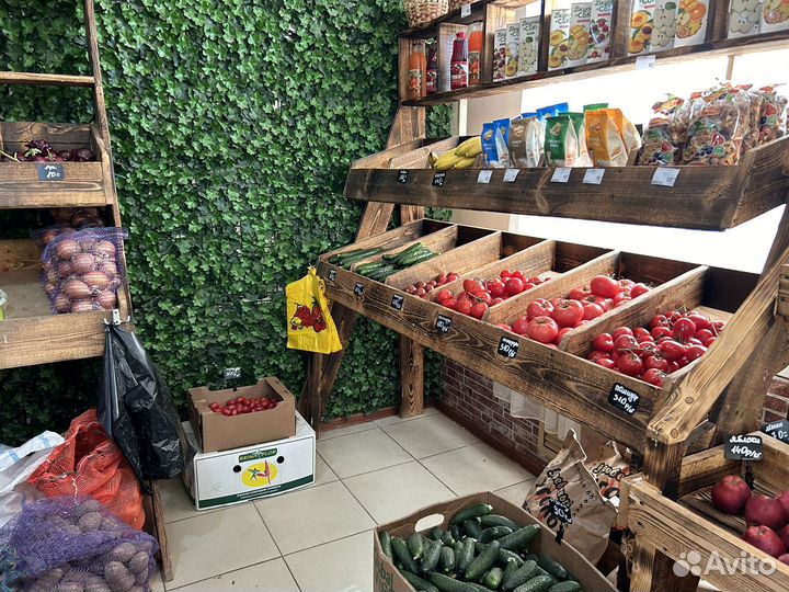 Стеллаж деревянный для овощей