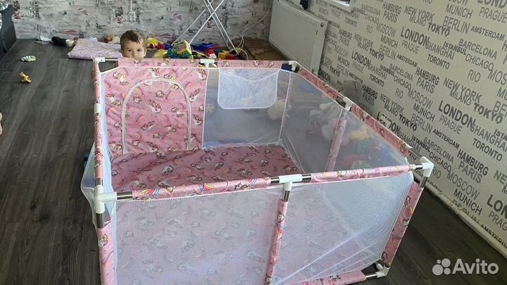 Большой детский манеж