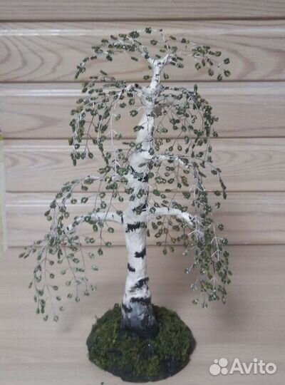 Деревья из бисера