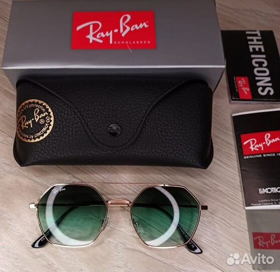 Очки солнцезащитные Ray-Ban RB 2302 New зелёные