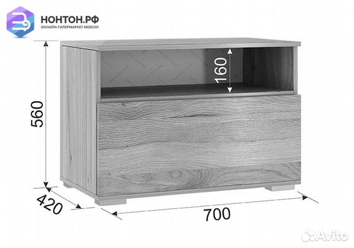 Тумба Лайк 22.01 дуб мария