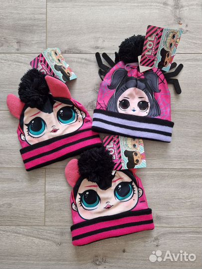 Шапка для девочки LOL
