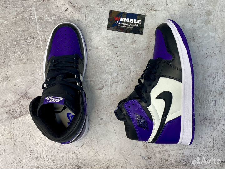 Кроссовки Nike Air Jordan 1 High Court Purple