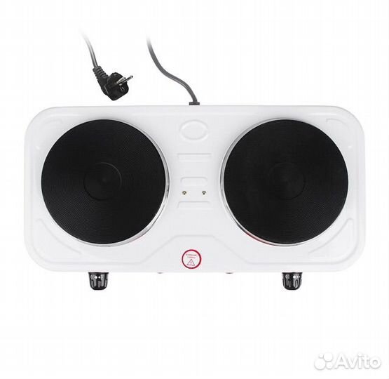 Leben Плитка электрическая двухконфорочная 2000Вт