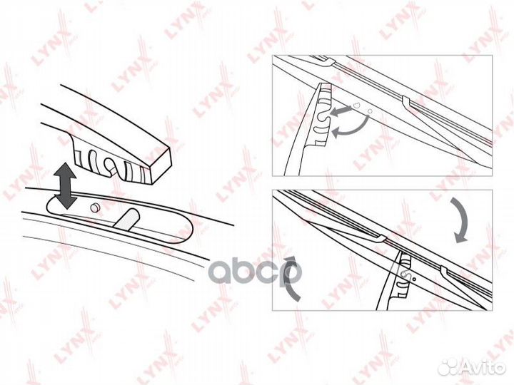 Щетка стеклоочистителя задняя 250мм fiat Sedic