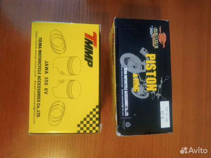 Поршни на яву, чезет