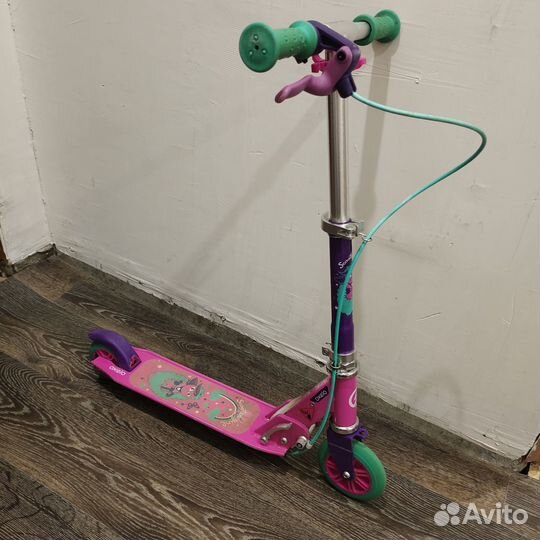Самокат детский двухколесный складной бу