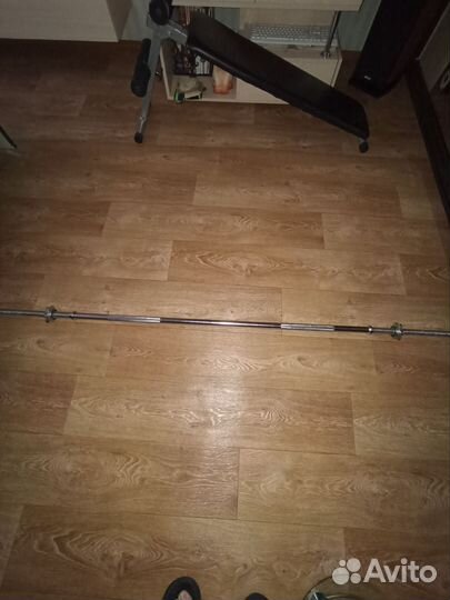 Гантеля разборная бу, гриф от штанги d-26