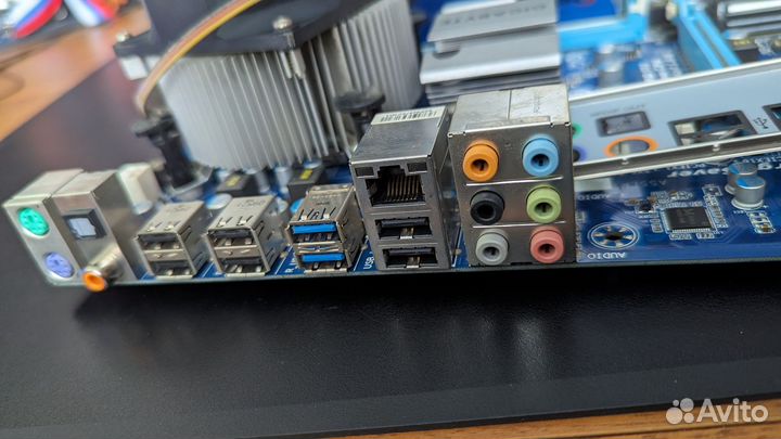 Материнская плата+проц+озу+видеокарта