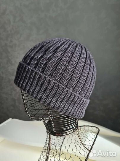 Шапка мужская из мериносовой шерсти