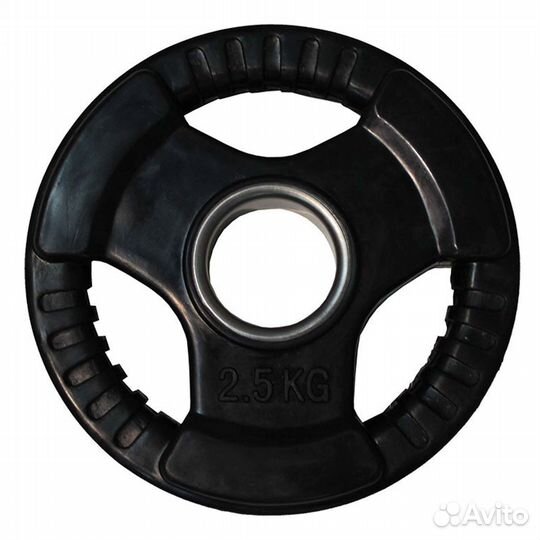 Диск обрезиненный 3 handle черный D51 мм profi-FIT