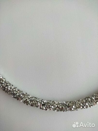 Серебряное ожерелье (чокер) на шею женский