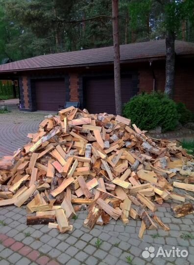 Дрова сухие в укладку любого объема
