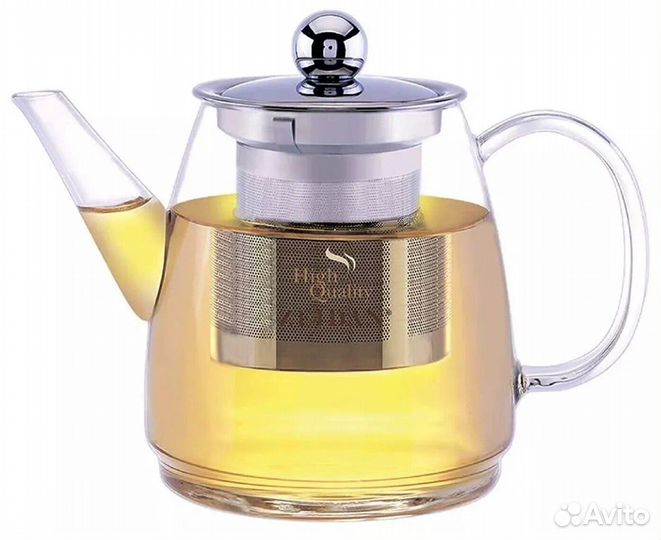 Чайник заварочный стеклянный жаропр.с фильтром