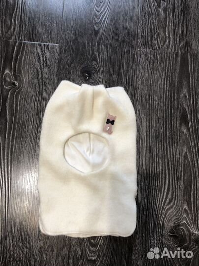 Шапка - шлем с ушками для девочки