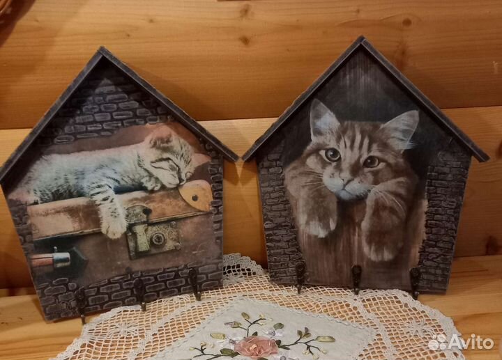 Ключница настенная из дерева