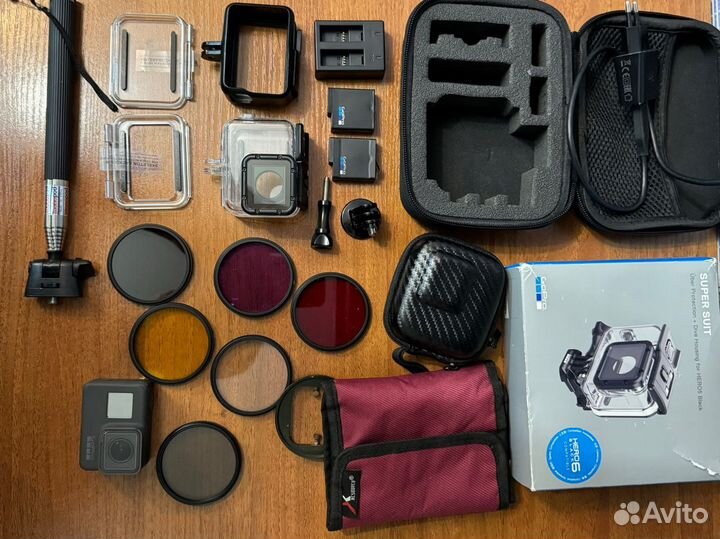 Экшн камера GoPro Hero 6 и аксессуары