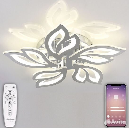 Люстра потолочная светодиодная новая