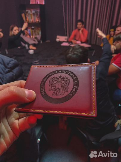 Обложка на удостоверение из кожи, Чечня