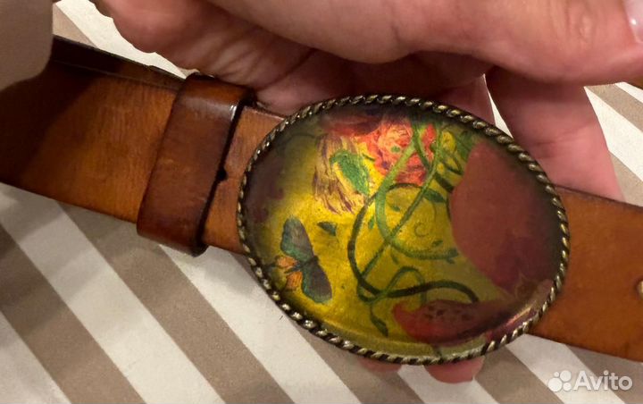 Ремень женский кожаный италия