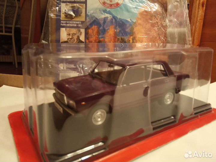 Модель автомобиля ваз 21072 в масштабе 1/24