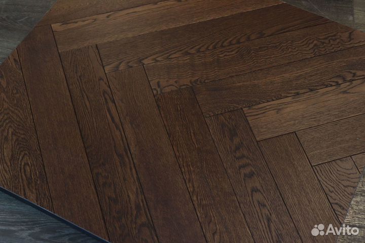 Паркет / Клеевая паркетная доска елочка