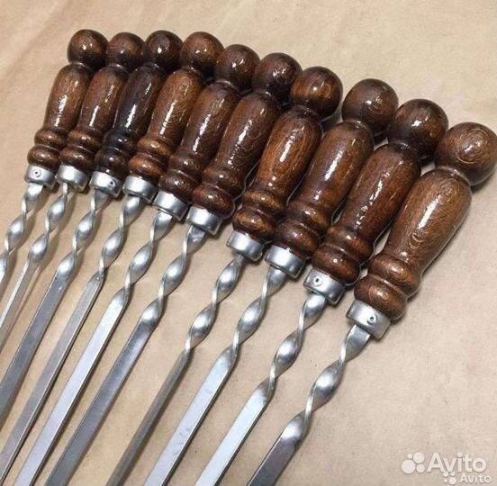 Шампура с деревянной ручкой