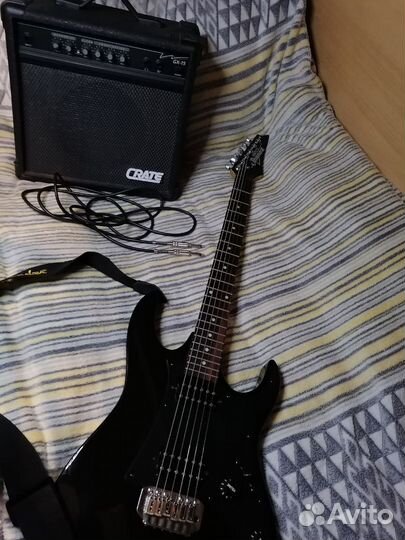 Электрогитара ibanez + комбик