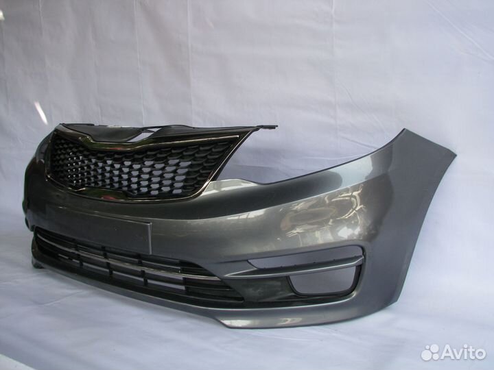 Kia Rio 3 Передний бампер 2015+