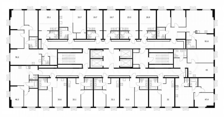 1-к. квартира, 33,7 м², 14/25 эт.