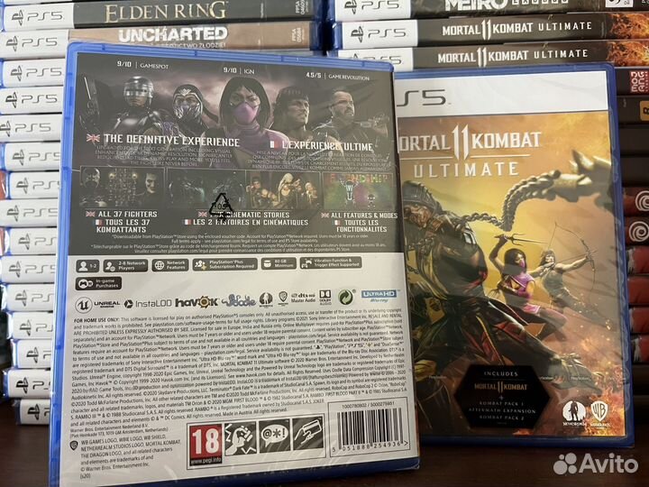 Диск Mortal Kombat 11 Ultimate PS5 / Новый
