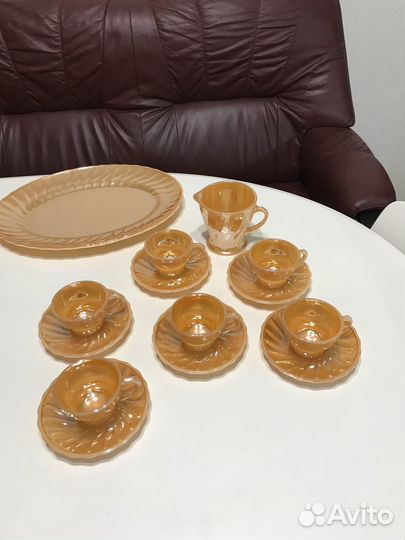 Кофейный сервиз Anchor hocking, 70е г США