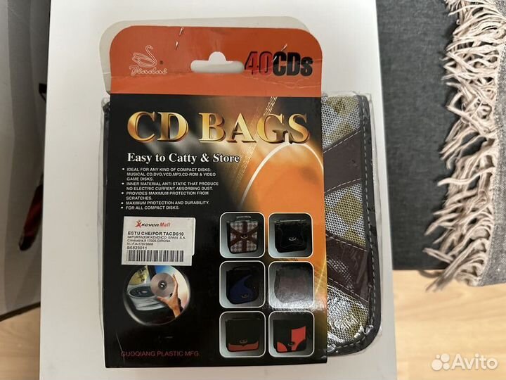 Сумка организатор для 40 сд новая