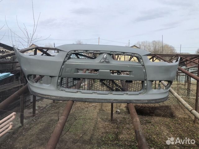 Бампер передний mitsubishi lancer 10 рестайлинг